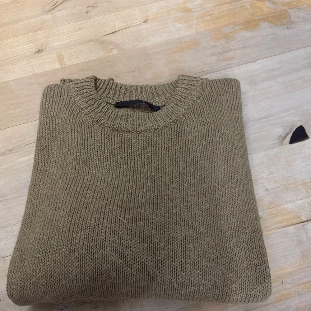 JENNI KAYNE CRUISE CACOON CREWNECK SAFARI TAN NWOT - Picture 6 of 6